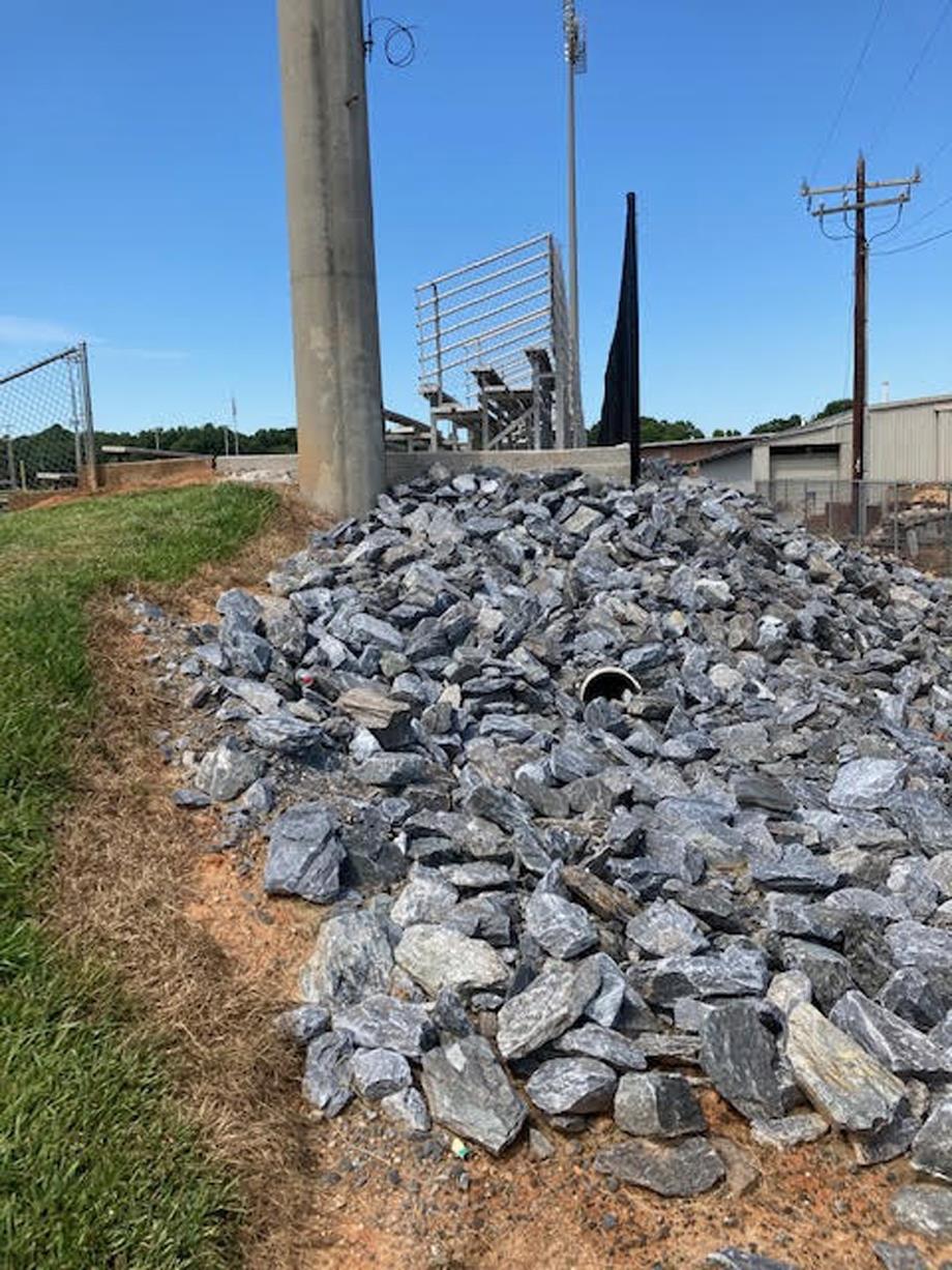 Bessemer City High School Drainage Improvement (After)